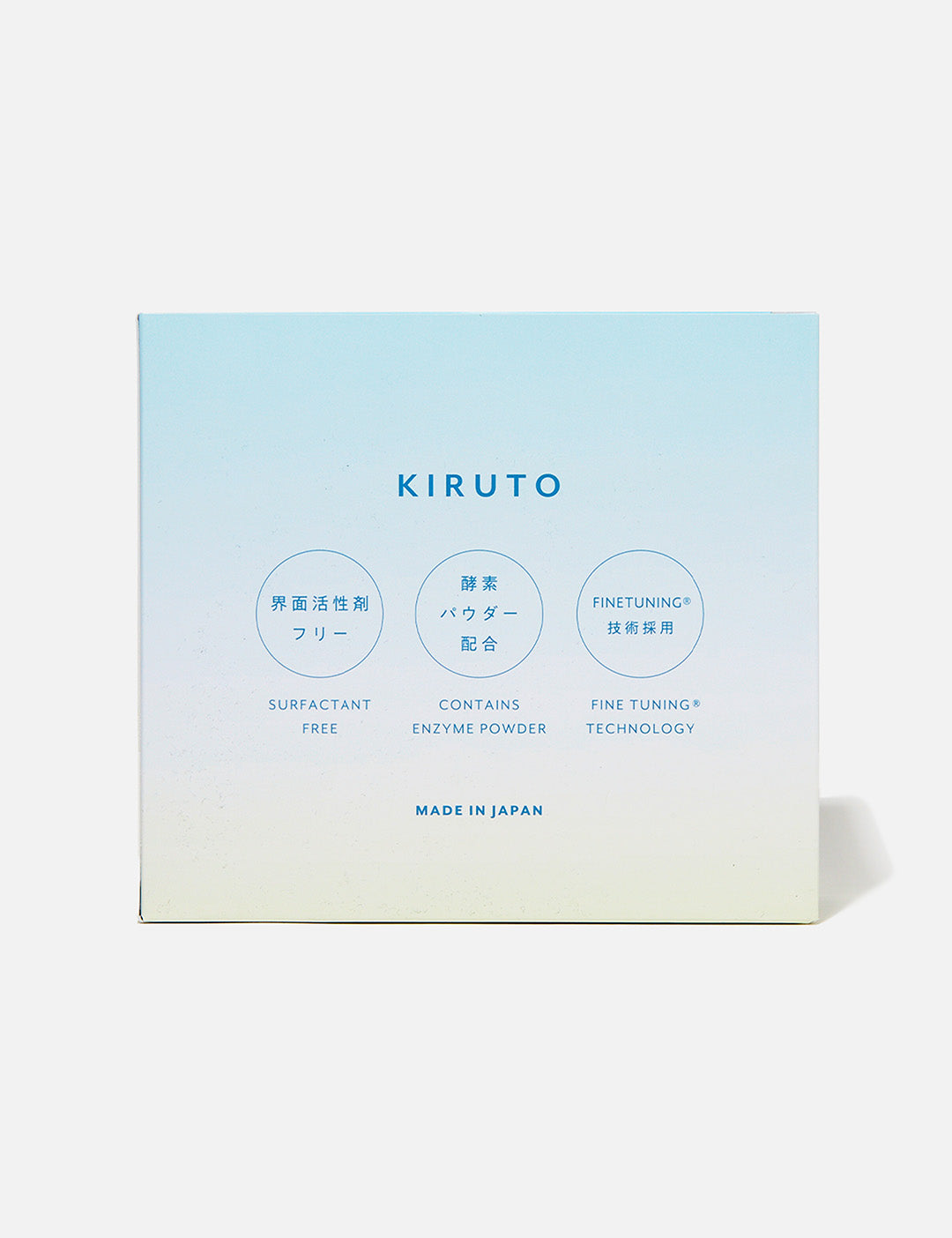 KIRUTO（酵素配合・界面活性剤フリー洗濯剤）